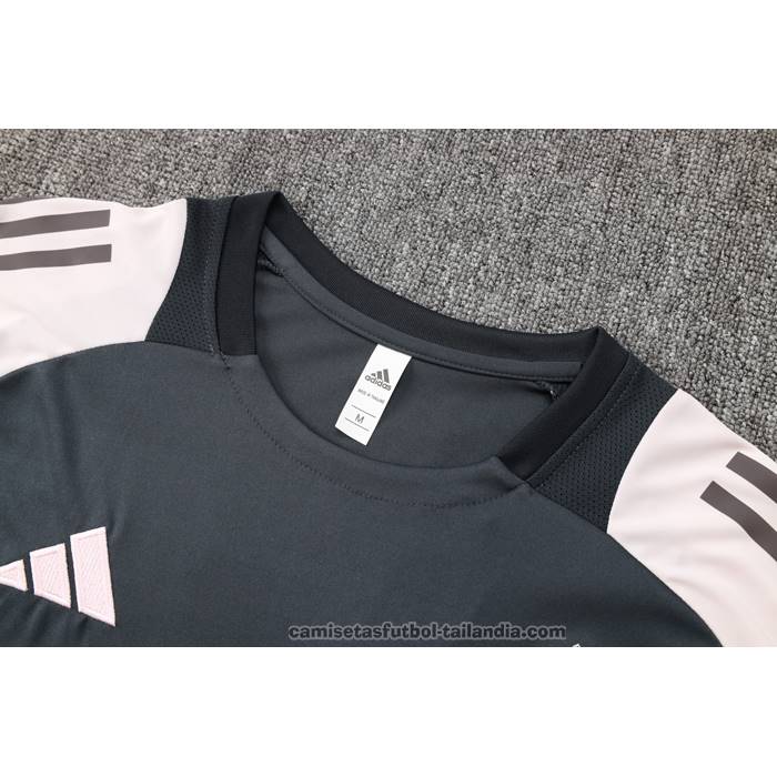 Chandal del Real Madrid Manga Corta 24/25 Gris - Pantalon Corto